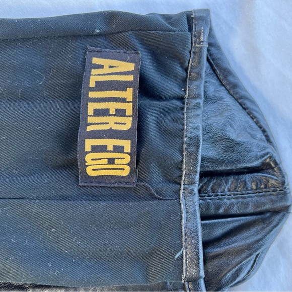 GENUINE LEATHER CORSET MINIDRESS - Picture 8 of 9